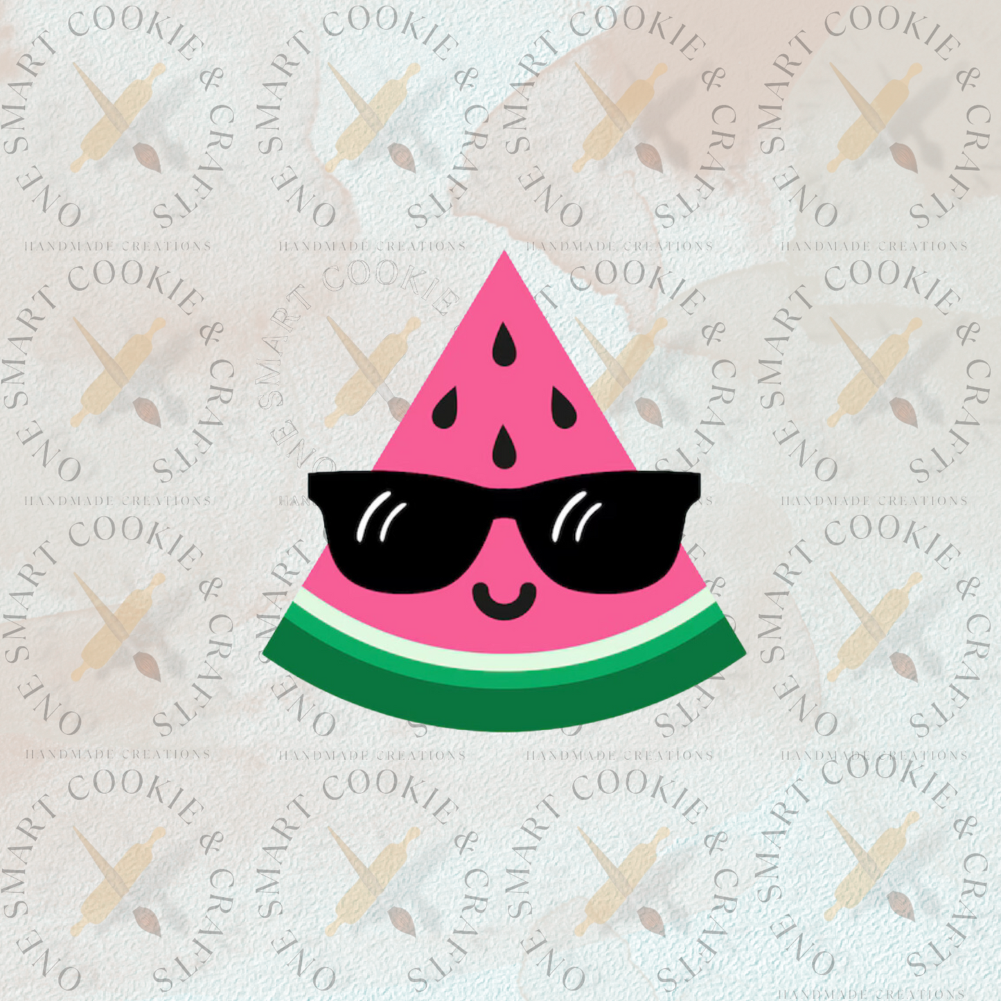 Sunglasses Watermelon Cookie Cutter