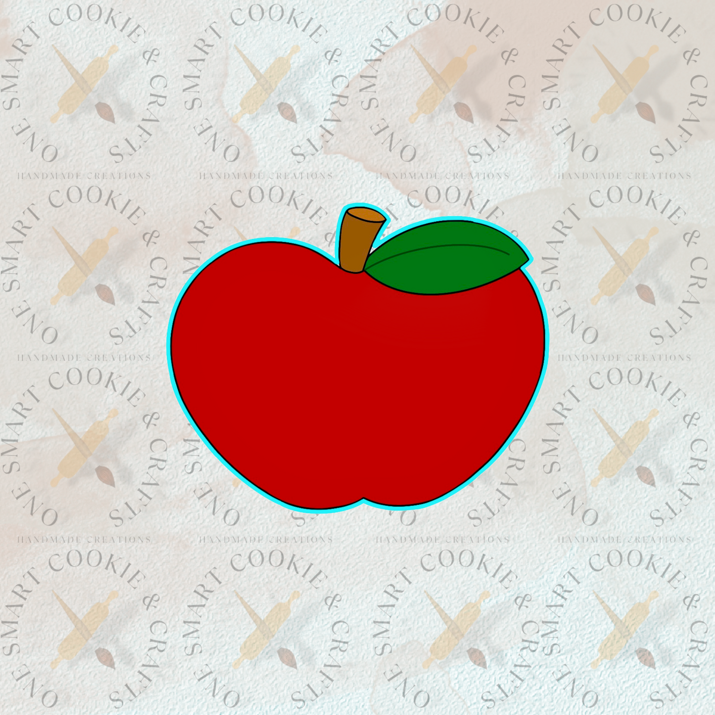 Cortador de galletas de manzana