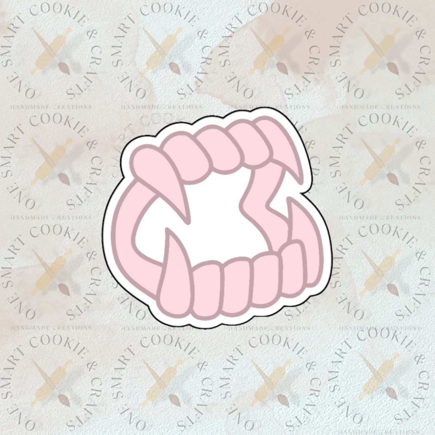 Vampire Teeth Cookie Cutter