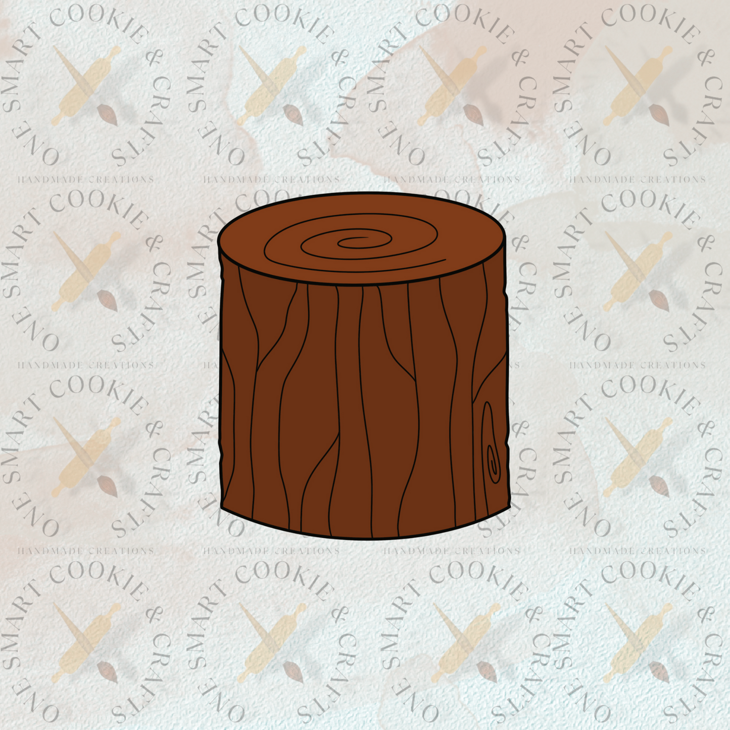 Cortador de galletas de troncos de árbol