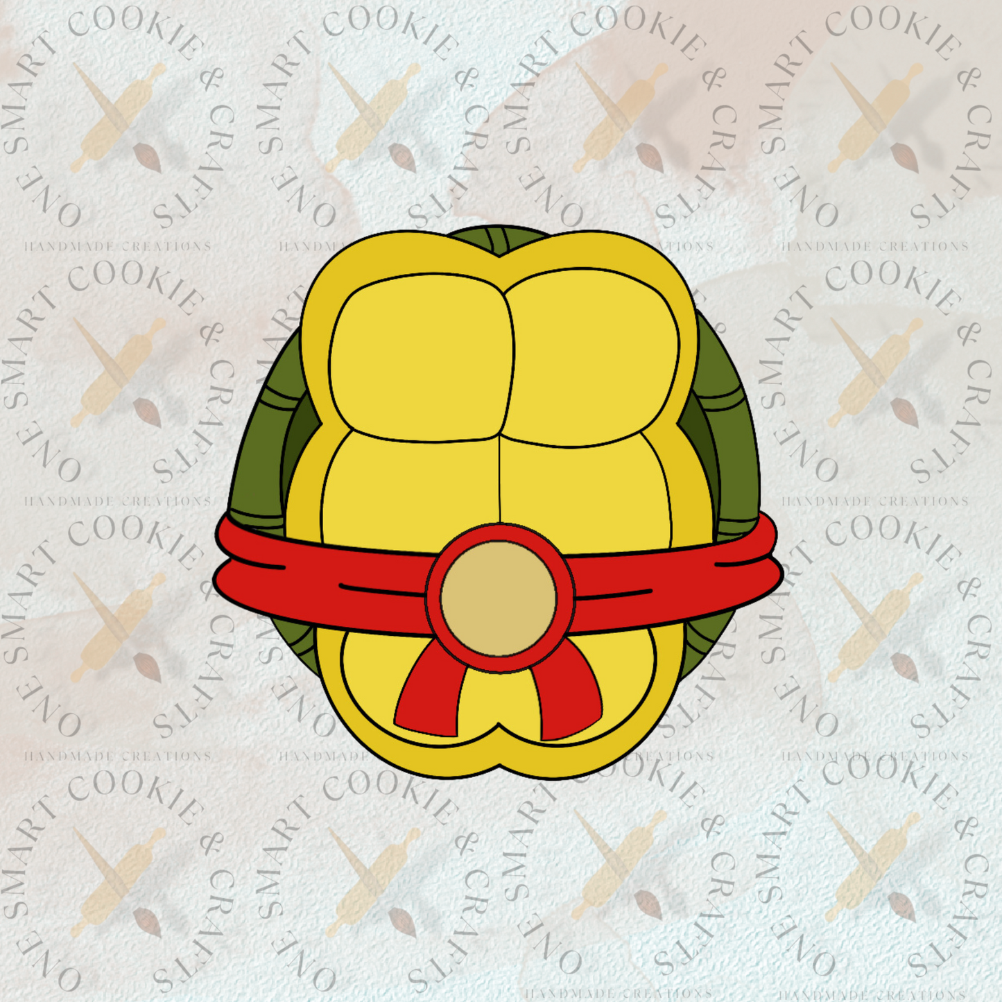 Turtle Superhero Cookie Cutter