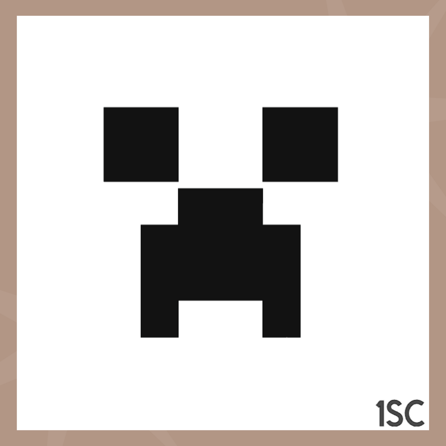Creeper Cookie Stencil