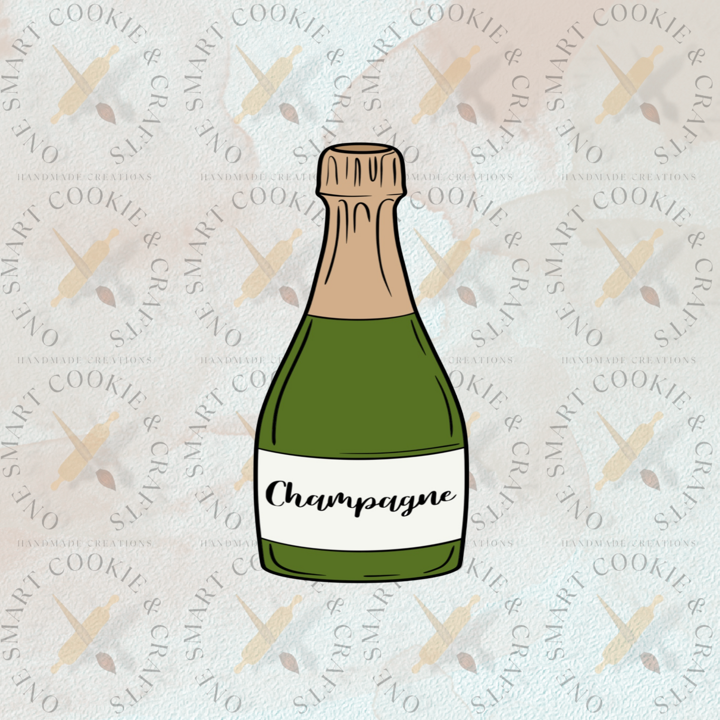 Cortador de galletas de champán