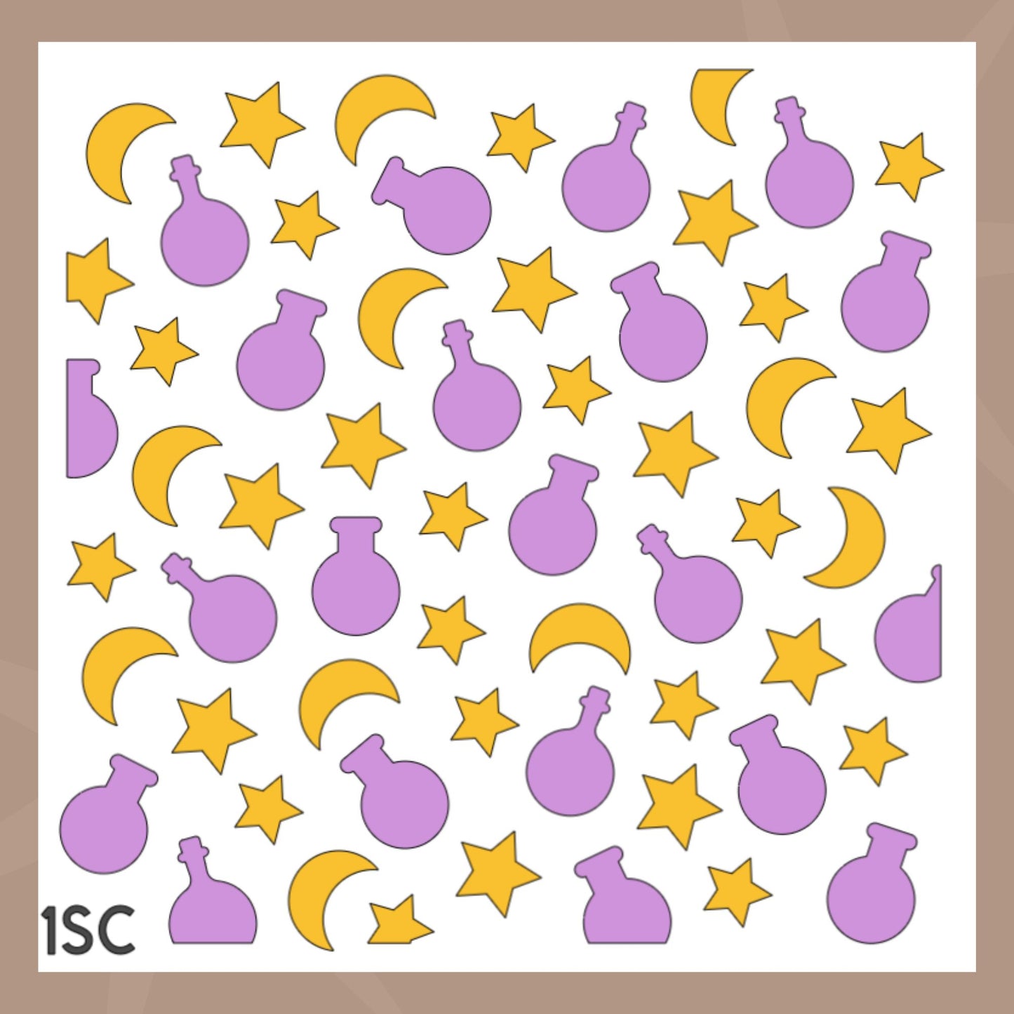 Potion Cookie Stencil