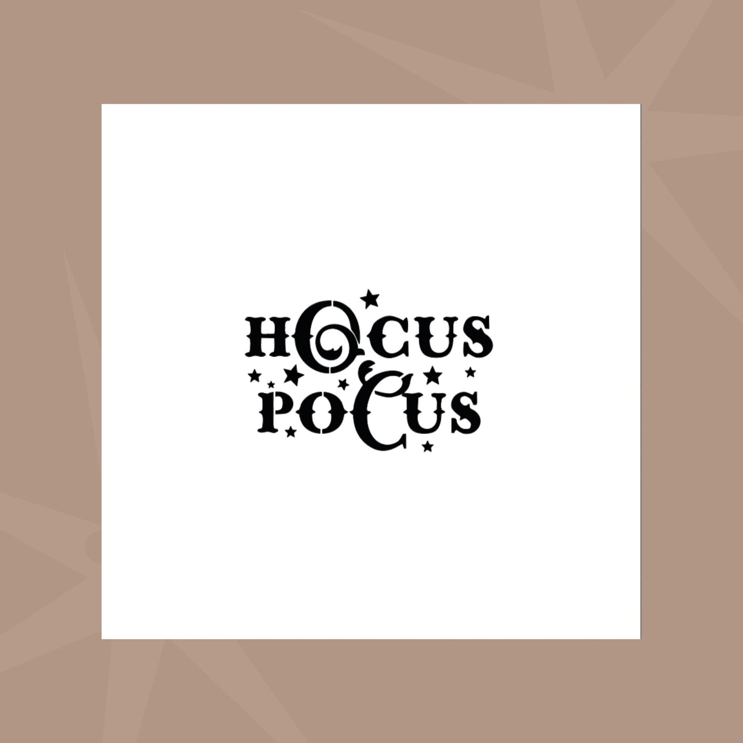 Hocus Pocus Cookie Stencil