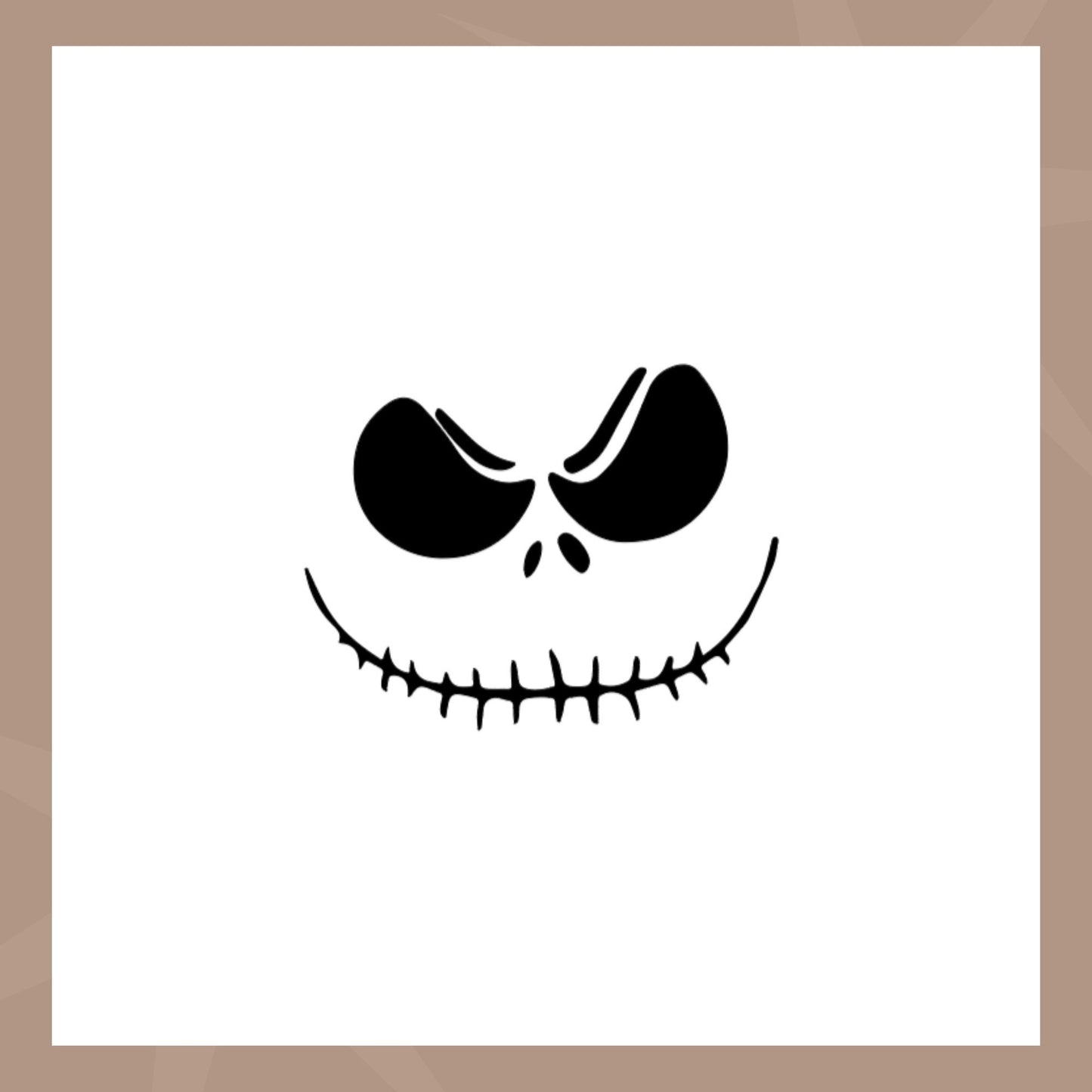 Jack Skellington Cookie Stencil