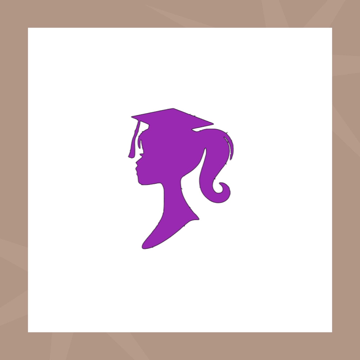 Graduate Cookie Stencil