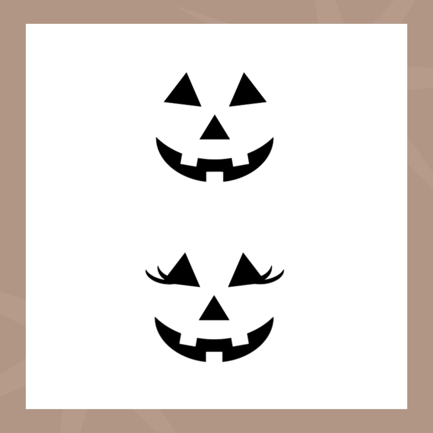 Plantilla de galleta con cara de Jack-O-Lantern