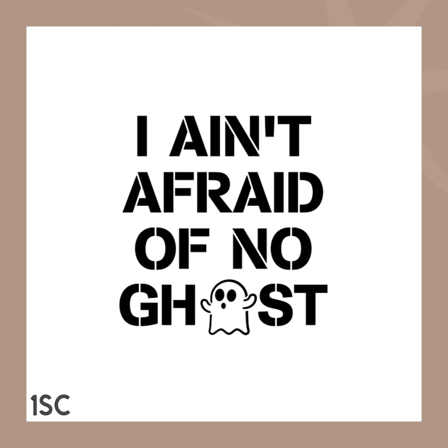 Plantilla de galleta fantasma