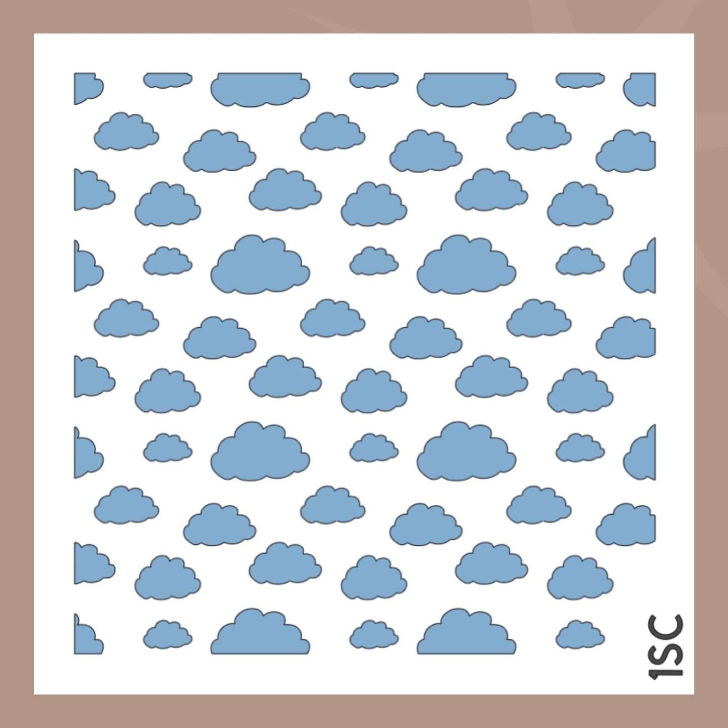 Plantilla de galleta de nube