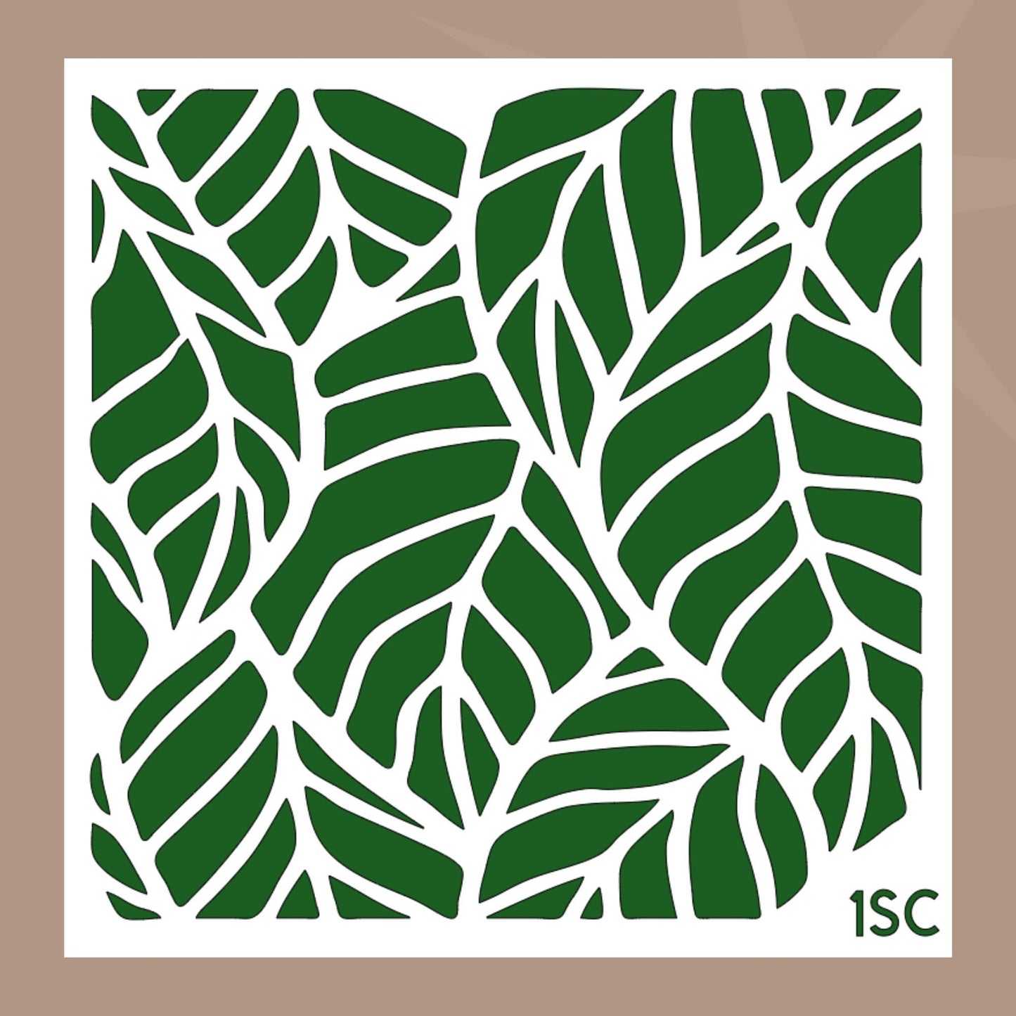 Plantilla de galleta de hoja