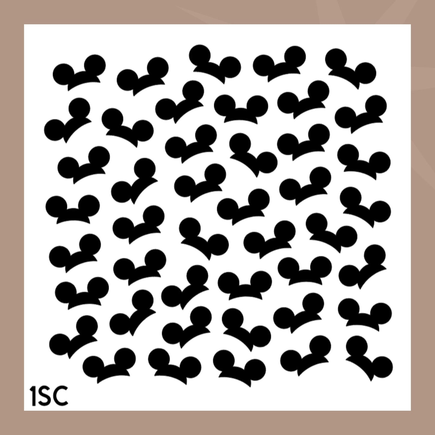 Mouse Ears Cookie Stencil
