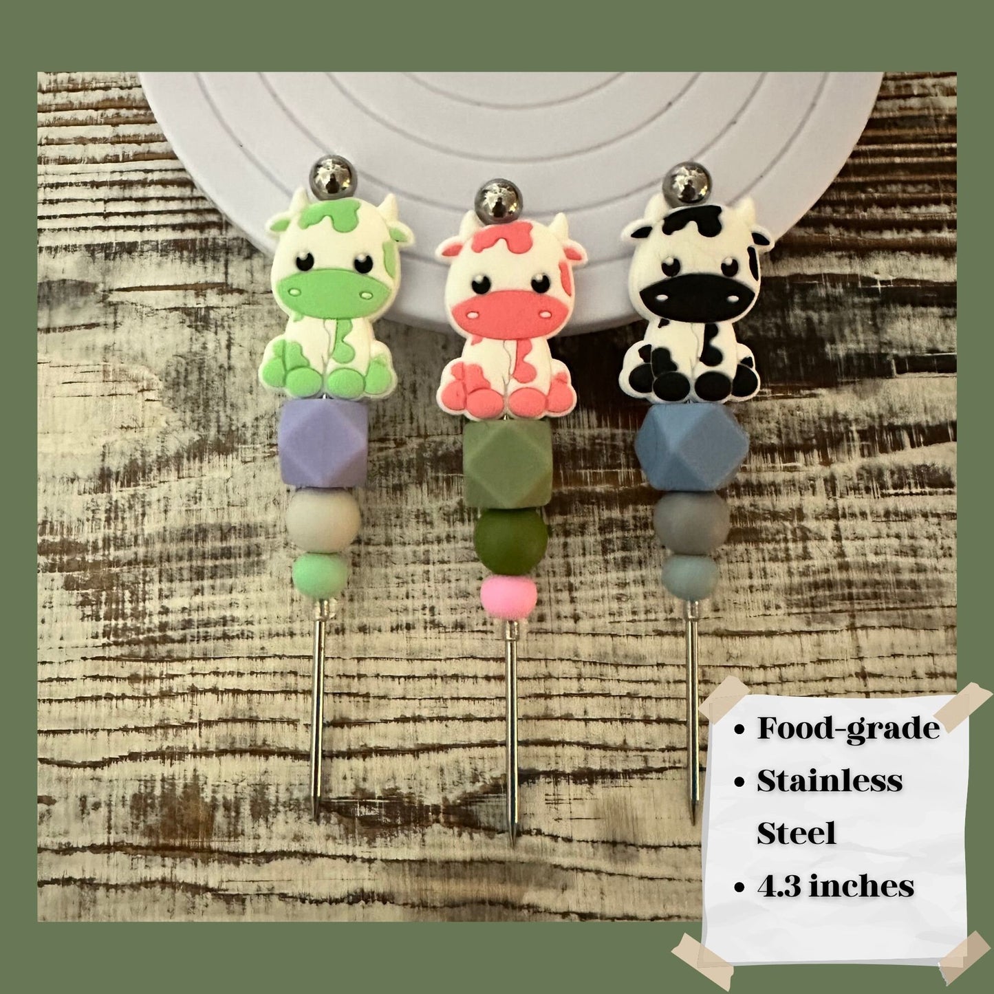 Escribano de galletas de vaca