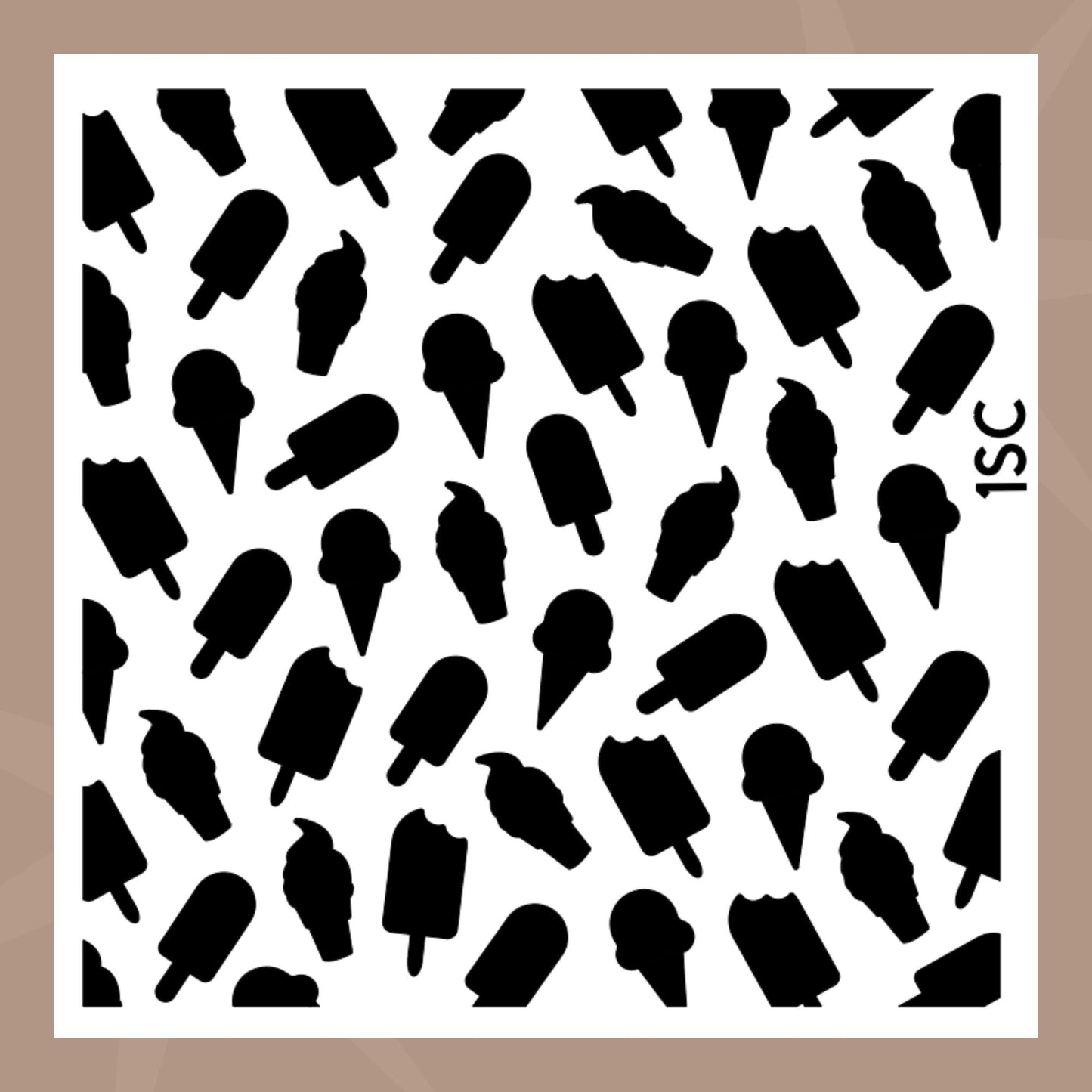 Ice Cream Stencil