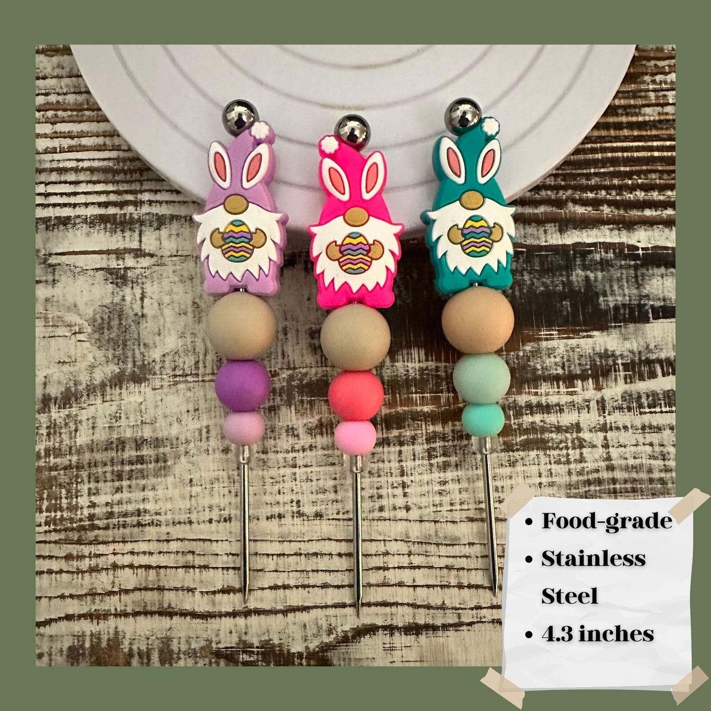 Escribano de galletas de gnomo de Pascua