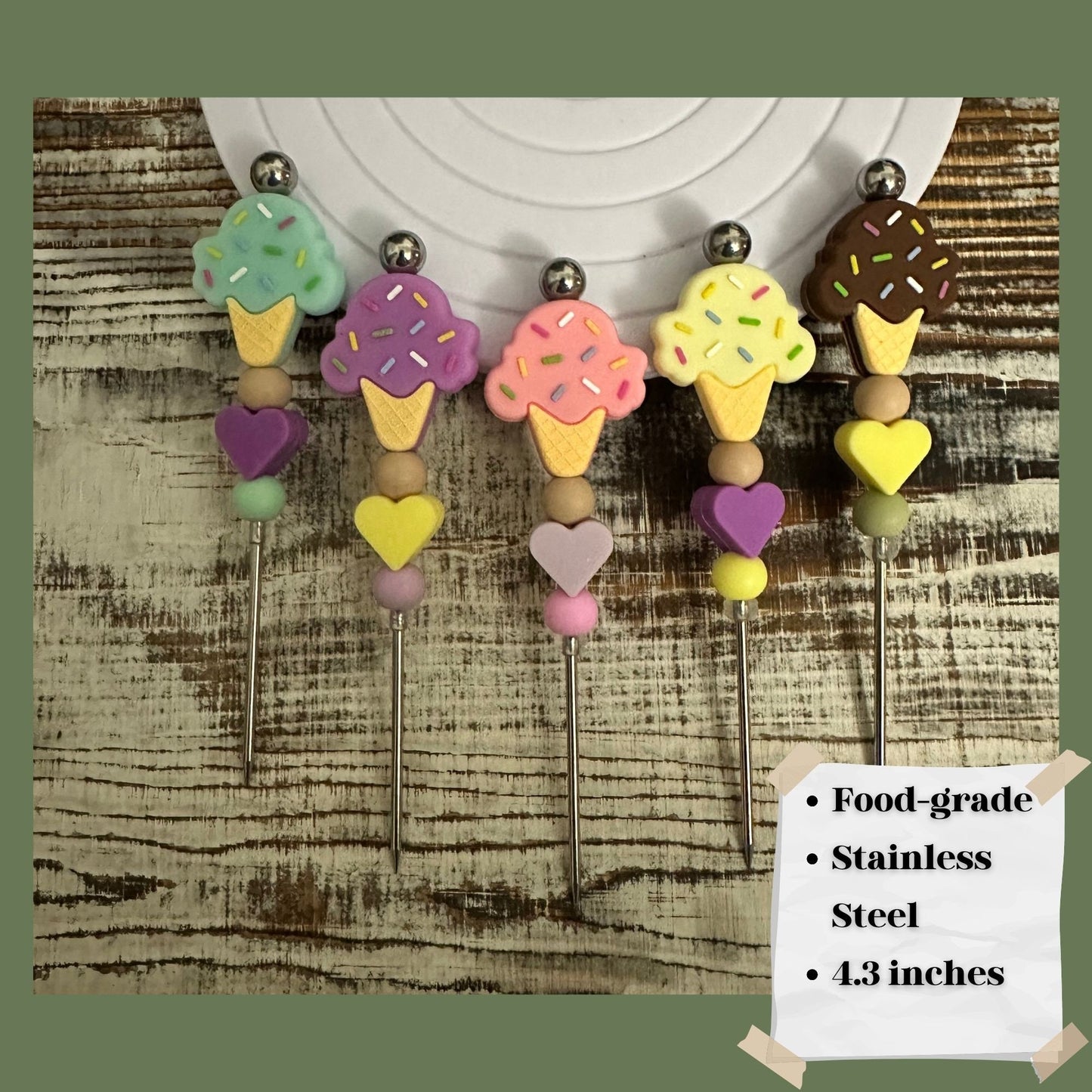 Escribano de galletas de helado