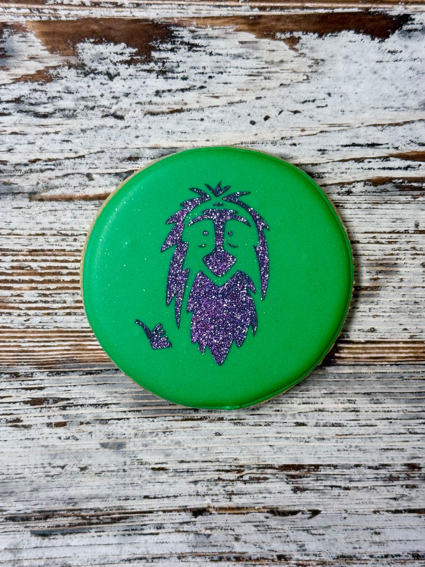 Plantilla de galleta de novia de Halloween