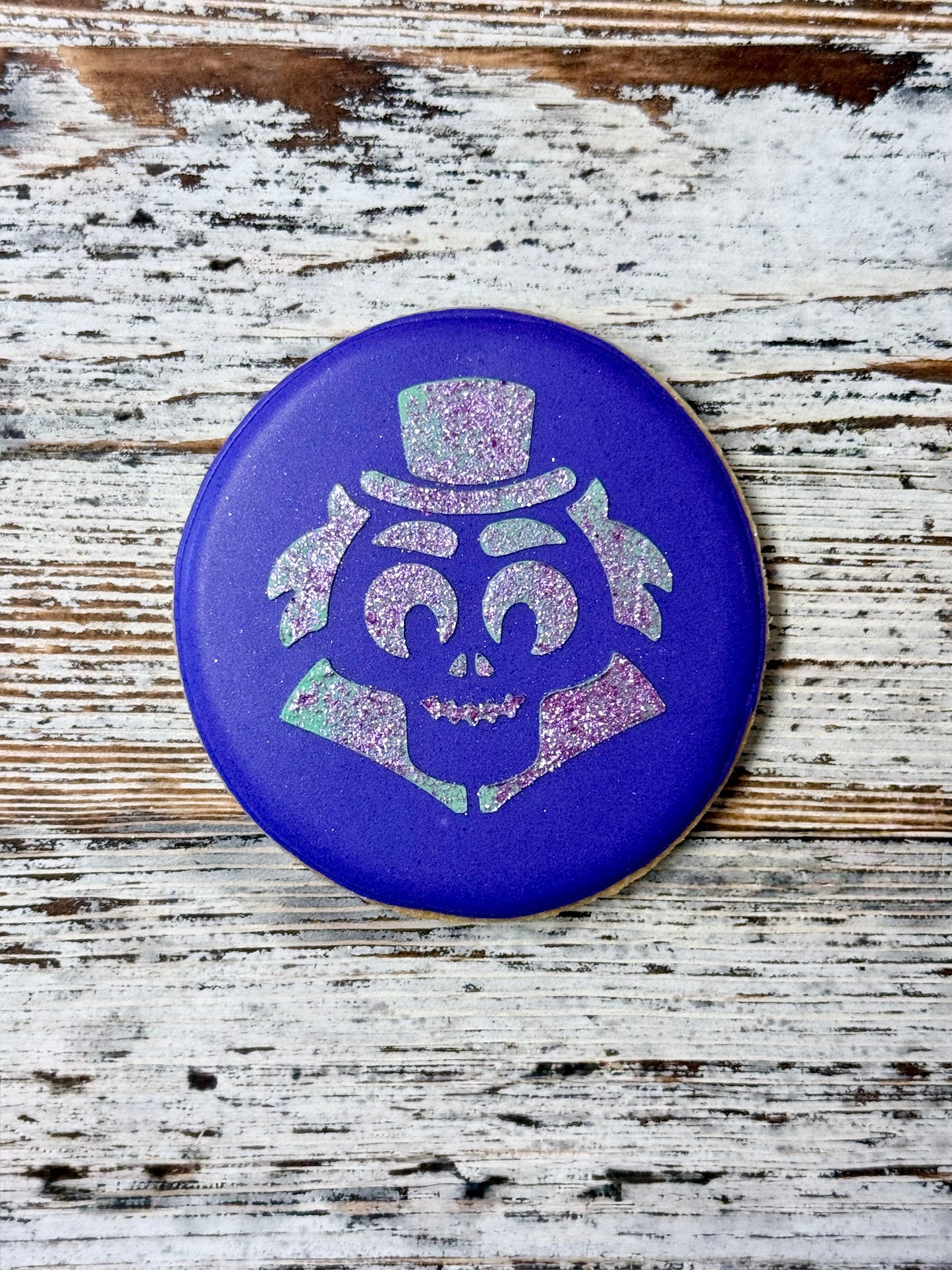 Plantilla de galleta de novia de Halloween