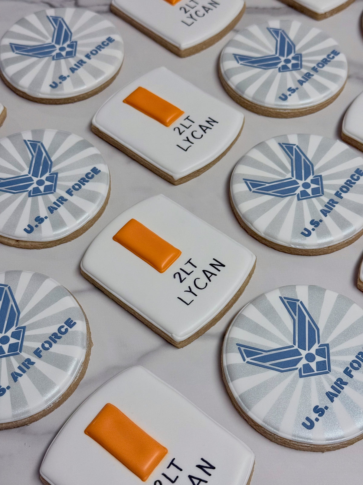 Plantilla de galleta con fondo Sunburst