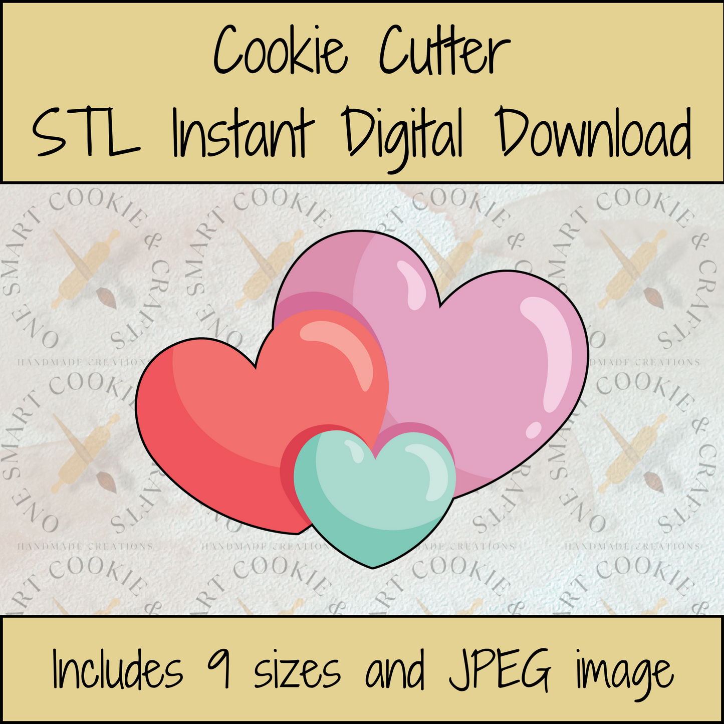 Heart Cookie Cutter STL File