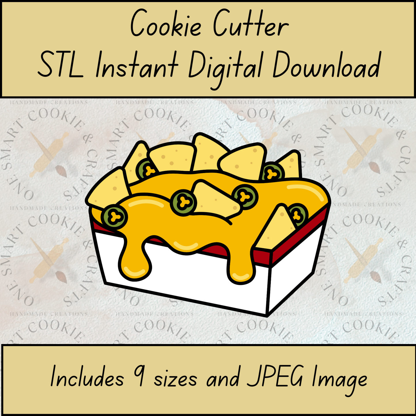 Nachos Cookie Cutter STL File