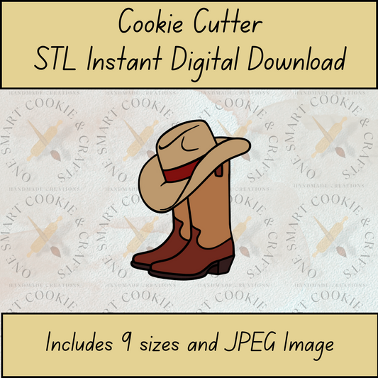 Boots Cookie Cutter STL File