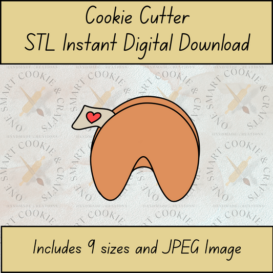 Fortune Cookie Cutter STL File
