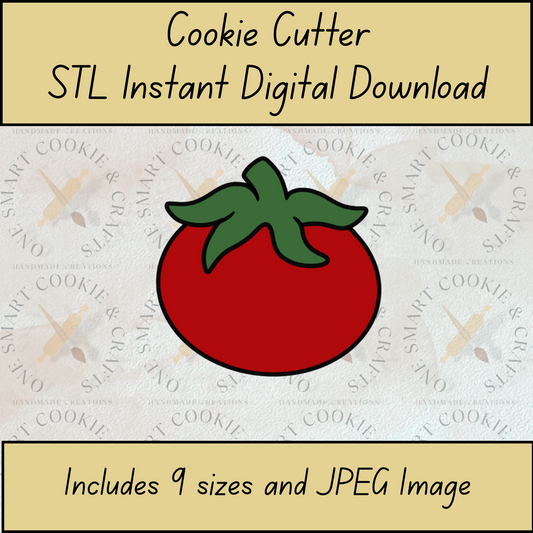 Tomato Cookie Cutter STL File