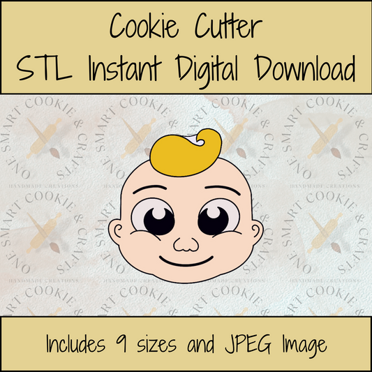 Coco Baby Cookie Cutter STL File