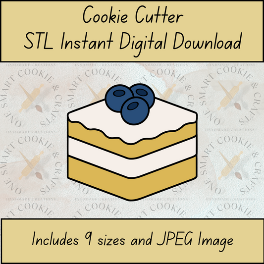 Cake Cookie Cutter STL File