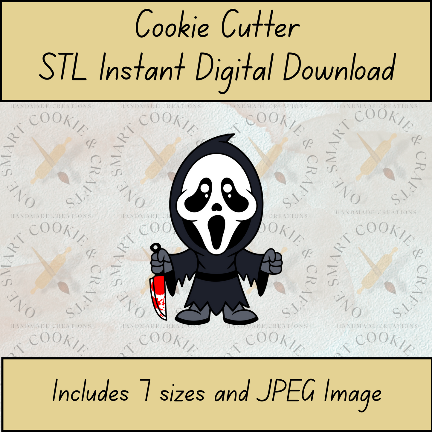 Villain Cookie Cutter STL File