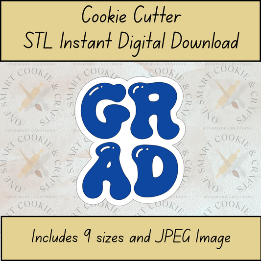Graduation Cookie Cutter STL File