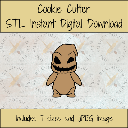 Boogie Man Cookie Cutter STL File