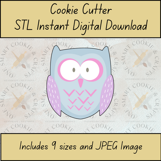 Owl Cookie Cutter STL File