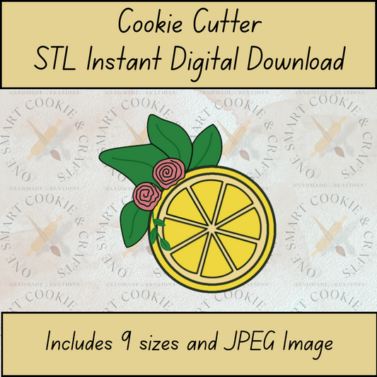 Lemon Cookie Cutter STL File