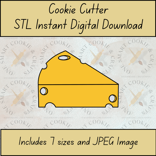 Cheese Cookie Cutter STL File