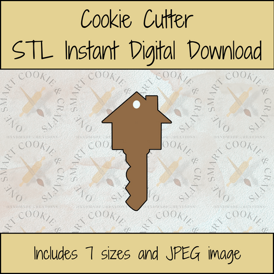 Key Cookie Cutter STL File