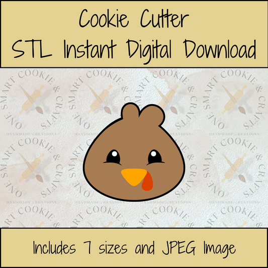 Turkey Cookie Cutter STL File