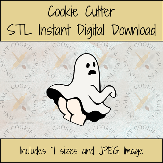 Ghost Cookie Cutter STL File