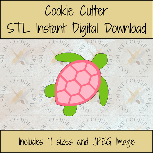 Turtle Cookie Cutter STL File