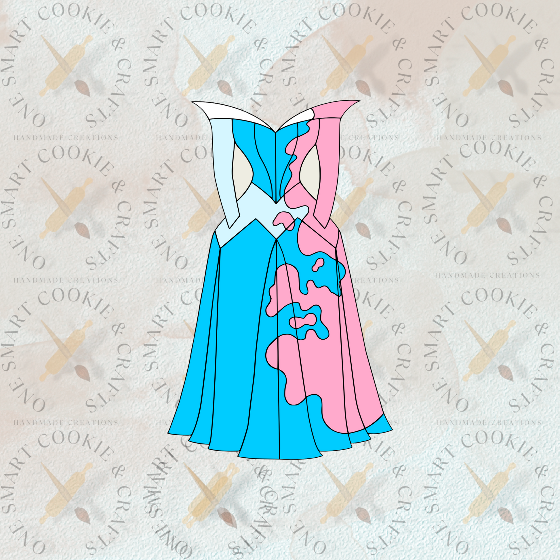 princess dress cookie cutter Princess Dress 1 Cookie Cutter