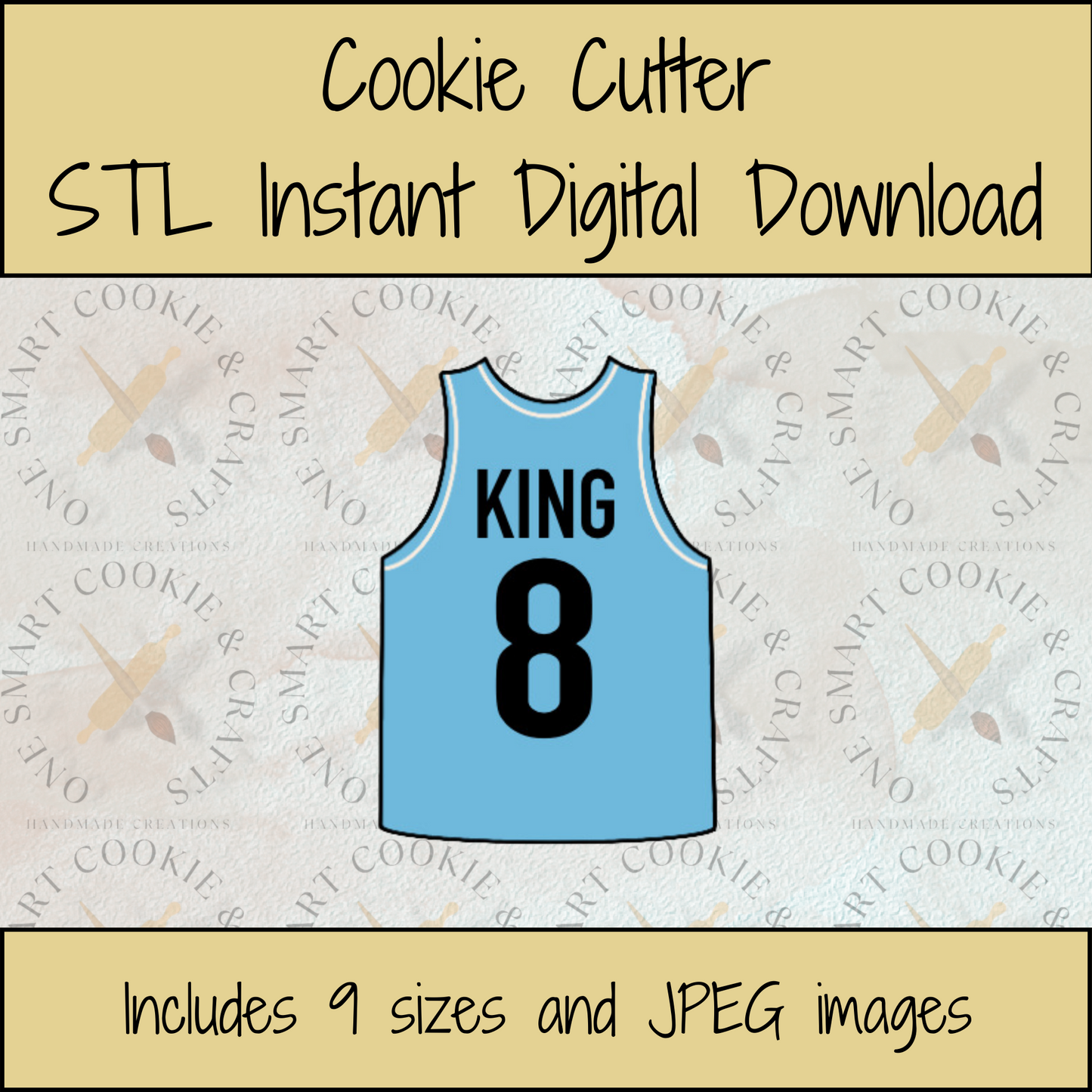 Jersey Cookie Cutter STL File