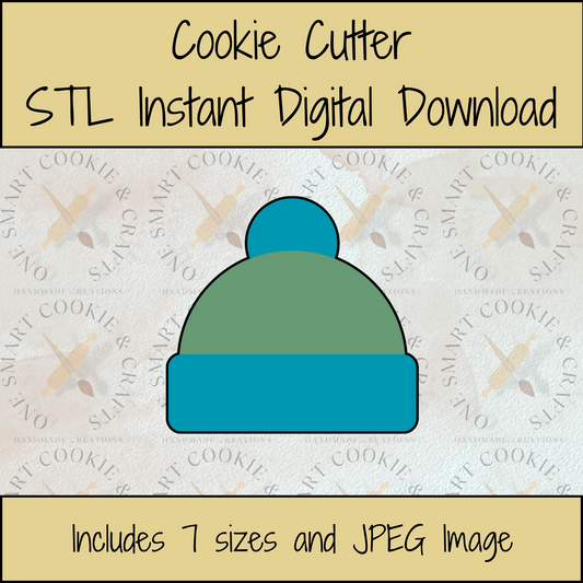 Beanie Cookie Cutter STL File