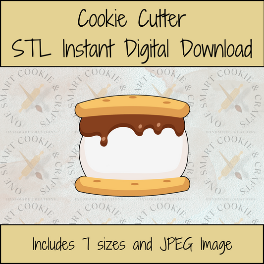 S'More Cookie Cutter STL File