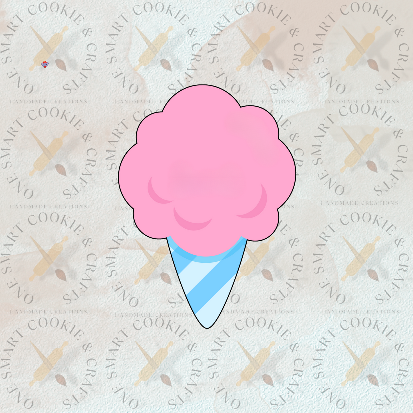 Cotton Candy Cookie Cutter