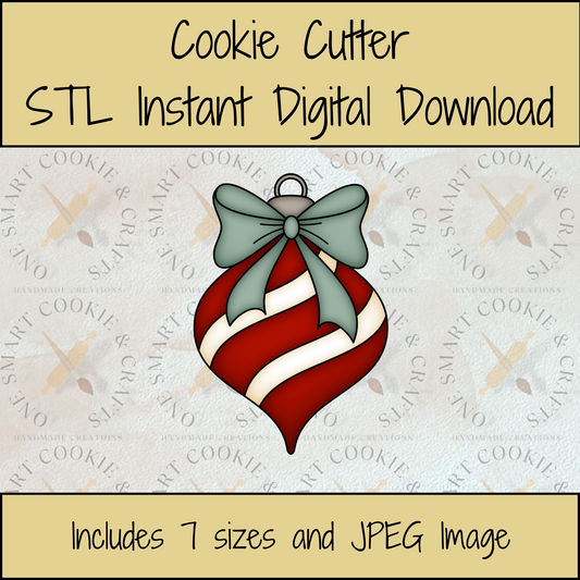 Ornament Cookie Cutter STL File