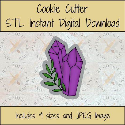 Crystal Cookie Cutter STL File