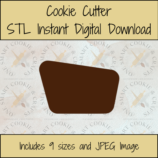 Plaque Cookie Cutter STL File