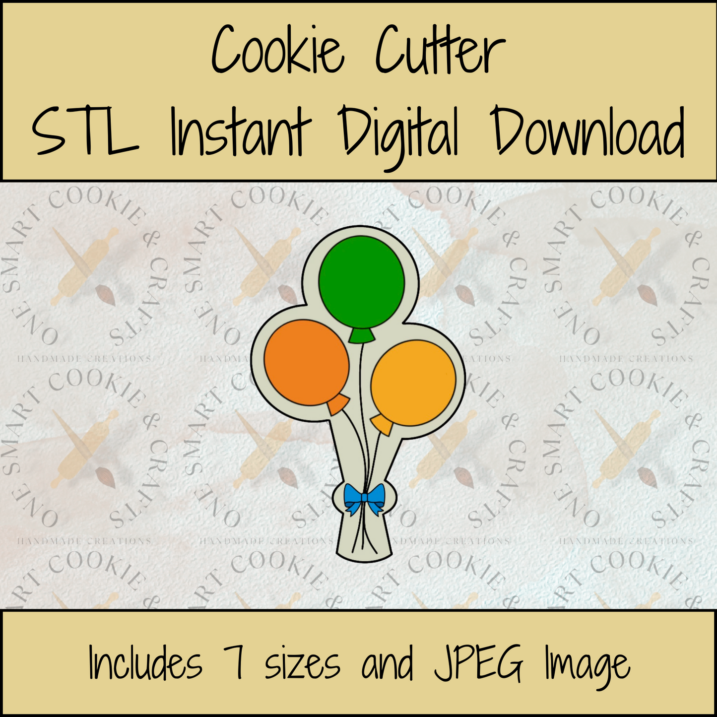 Balloon Cookie Cutter STL File