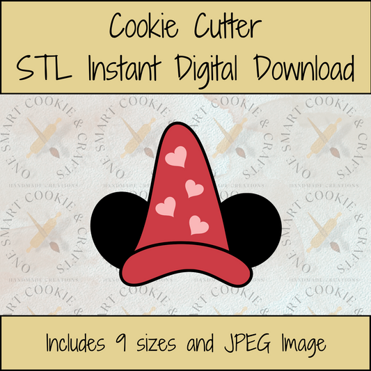 Wizard Mouse Cookie Cutter STL File